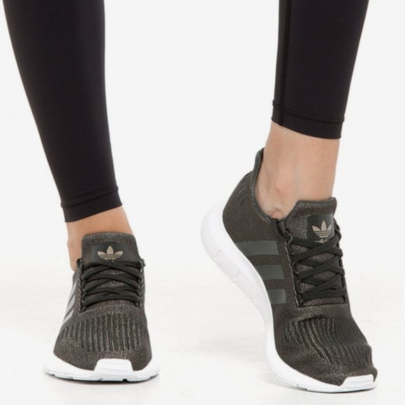 swift run adidas womens black